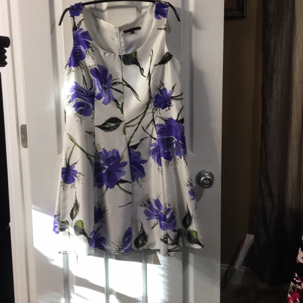 Purple Floral Dress
